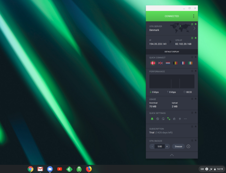 VPN PrivateInternetAccess متصل از طریق لینوکس BETA 