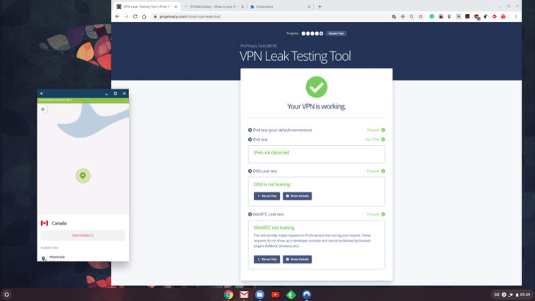  VPN ProPrivacy Leak Tool Test 