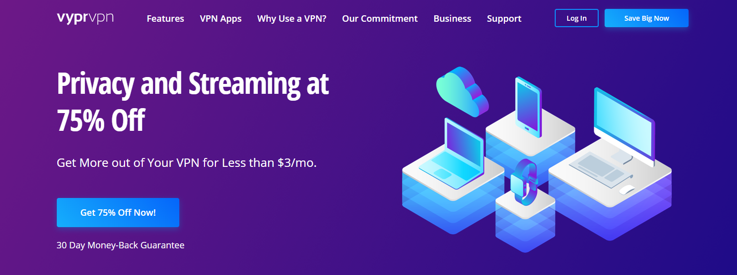  وب سایت VyprVPN 