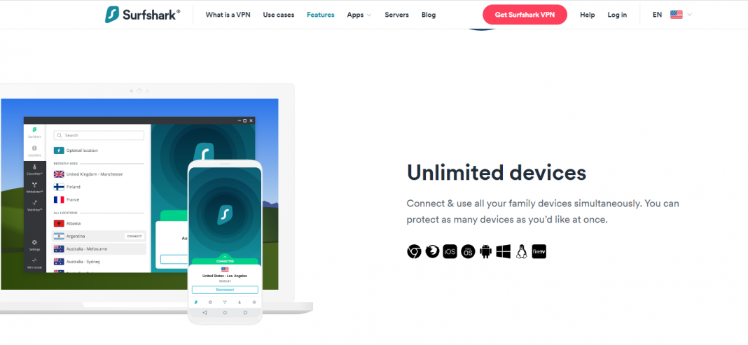 بهترین VPN برای دستگاه های متعدد "عنوان =" بهترین VPN برای دستگاه های چندگانه "/>
<p> بعضی مواقع بسیار ناامیدکننده است که شما دارای چندین دستگاه هستید و نمی توانید همه آنها را ایمن کنید. تبلت ها ، رایانه ها و کنسول های بازی هرگز نباید بدون محافظت آنلاین باشند.به احتمال زیاد شما در معرض هک شدن ، نظارت و بسیاری از تهدیدات دیگر بصورت آنلاین قرار دارید. من کاملاً تحقیق و آزمایش کرده ام بیش از 50 سرویس TOP VPN. به این ترتیب بهترین دستگاه های VPN را برای چندین دستگاه پیدا کردم و به دنبال امنیت قوی ای هستم که بتواند کلیه فعالیت های حساس شما مانند از خدمات بانکی اینترنتی و خرید آنلاین خدمات VPN می تواند توانایی انسداد محتوا را داشته باشد و به شما در دور زدن بلوک های جغرافیایی کمک کند. شما باید فیلم ها و نمایش های تلویزیونی مورد علاقه خود را پخش کنید s ، به اخبار جهان دسترسی پیدا کنید و پرونده های P2P را با سرعت صاعقه بارگیری کنید. توصیه شماره یک من برای بهترین VPN برای چندین دستگاه SurfShark است زیرا اتصال دستگاه نامحدود همزمان یونها را ارائه می دهد. اما خواهید فهمید که بقیه VPN های موجود در لیست من از ویژگی های بسیار خوبی نیز برخوردار هستند. آنها برای پخش جادار ، دارای امنیت شدید و محافظت از حریم خصوصی ، سرعت سریع و لیست عظیمی از سرورهای جهانی هستند. </p>
<h2> آیا شما وقت خود را تمام می کنید؟ در اینجا بهترین VPN برای چندین دستگاه در سال 2020 ارائه شده است </h2>
<li> SurfShark – اتصال نامحدود دستگاه و قیمت ارزان </li>
<li> CyberGhost-اتصال حداکثر 7 دستگاه به طور همزمان با رابط کاربری آسان آن </li>
<li> NordVPN-حداکثر 6 دستگاه را وصل کنید و از سرعت های فوق العاده سریع </li>
<li> ExpressVPN-عالی برای انسداد محتوا و پخش </li>
<li> IPVanish- به حداکثر 10 دستگاه وصل کنید و همزمان با سرعت بسیار سریع پخش کنید. </li>
<h2> چرا یک VPN برای چندین دستگاه </h2>
<p> به دلیل تشدید تهدیدات آنلاین ، شما باید به صورت پیشگیرانه از هک شدن ، نظارت شخص ثالث ، بدافزارها ، ویروس ها محافظت کنید. کلاهبرداریهای تبلیغاتی و تبلیغاتی فیش. استفاده از VPN بهترین راه حل برای ایمن ماندن آنلاین است. </p>
<p> A VPN به شما کمک می کند تا سایت های جریان مانند Netflix ، Hulu ، iPlayer پراکسی و Amazon Prime را از حالت مسدود خارج کنید. از آنجا که یک VPN داده های ترافیک شما را رمزگذاری می کند ، ISP شما فعالیت های آنلاین شما را نمی بیند و بنابراین ترافیک شبکه شما را تحت تأثیر قرار نمی دهد. بنابراین ، می توانید محتوای خود را بدون تأخیر پخش کنید. </p>
<p> با این وجود ، اگر VPN شما اجازه نمی دهد تعداد معقول اتصالات همزمان را داشته باشید ، از محرمانه بودن و محافظت در تمام دستگاه های خود بهره مند نخواهید شد. اگر یک خانواده بزرگ هستید ، برخی از دستگاه های شما می توانند بدون محافظت به اینترنت دسترسی پیدا کنند. شما ممکن است چاره ای جز تصمیم گیری برای اولین بار با چه کسی برقرار کنید. برای محافظت از تمام دستگاه های خود ، باید یک VPN خریداری کنید که امکان اتصال همزمان چندین یا نامحدود را فراهم می آورد. </p>
<h2> نحوه استفاده از VPN برای چند دستگاه سریع-راهنمای سریع </h2>
<li> یک VPN را با تعداد زیاد اتصالات دستگاه انتخاب کنید. من SurfShark را توصیه می کنم زیرا اتصالات دستگاه نامحدود را ممکن می کند. </li>
<li> VPN را در تمام دستگاه های خود نصب کنید </li>
<li> مرور اینترنت با خیال راحت و بدون ترس از حمله سایبری </li>
<p> نکته: می توانید VPN خود را روی یک روتر سازگار یا روتر از پیش تنظیم شده نصب کنید و از طریق Wi-Fi از تمام دستگاه های خود محافظت کنید. </p>
<h2> بهترین VPN برای دستگاه های چندگانه – تجزیه و تحلیل کامل </h2>
<p> من برای یافتن پنج VPN برتر برای چندین دستگاه تحقیق و آزمایش کرده ام. بدون آگهی بیشتر ، در اینجا بهترین VPN برای چندین دستگاه وجود دارد که به شما کمک می کند همزمان از تمام دستگاه های فعال شده در اینترنت محافظت کنید. </p>
</p>
<h2> 1. اتصالات همزمان SurfShark- نامحدود </h2>
<p> <img class=