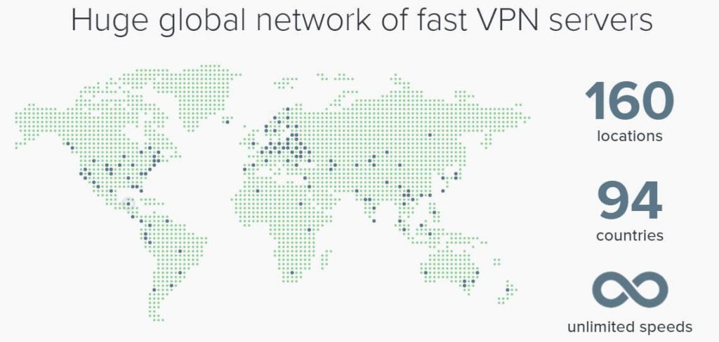   ExpressVPN سرورها 