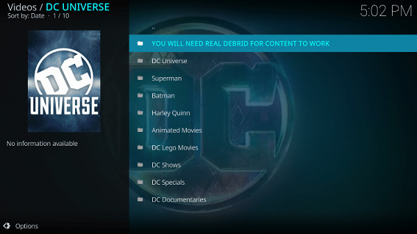   dc-univers-kodi-addon 