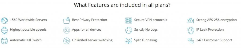   ویژگی های VPN 