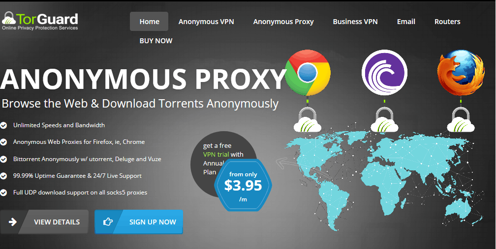  پروکسی ناشناس TorGuard 