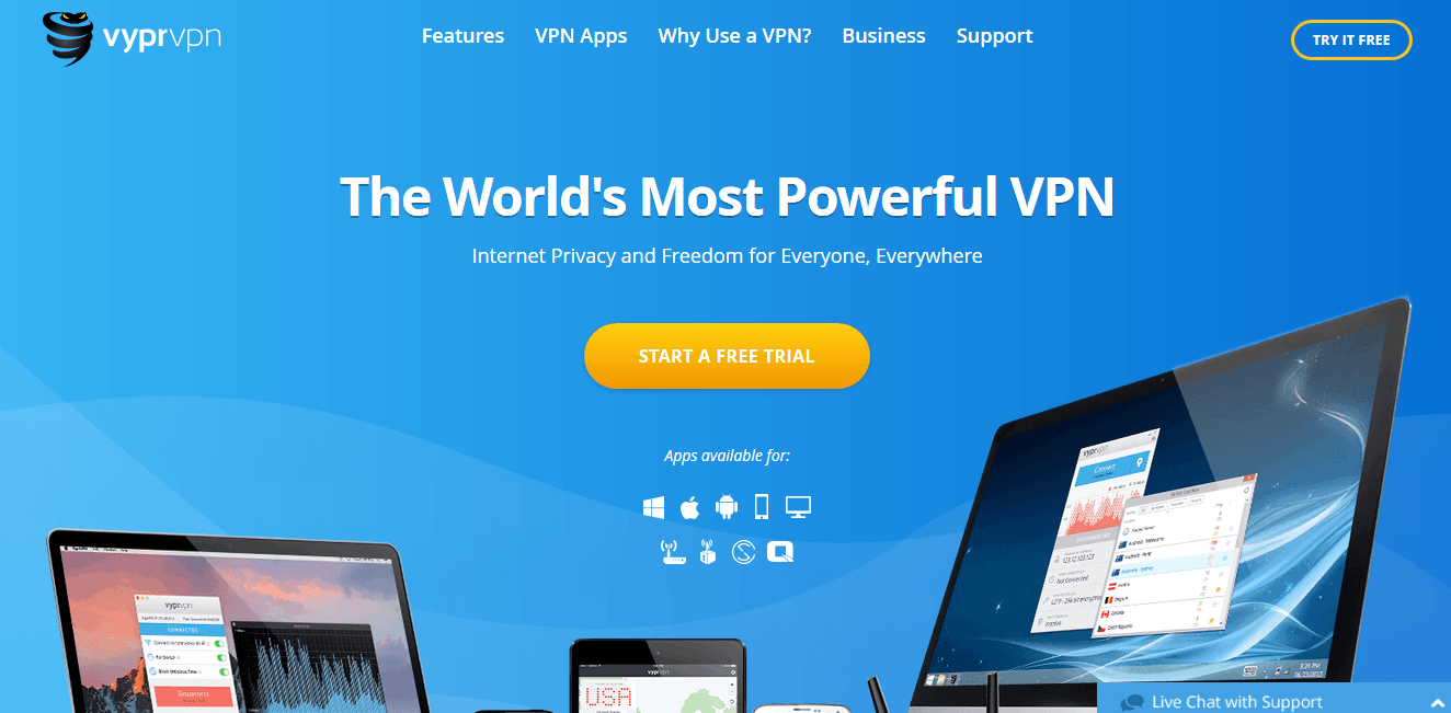  وب سایت VyprVPN 