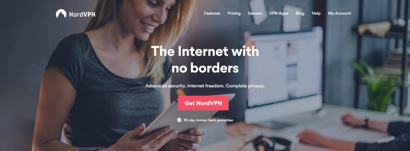   وب سایت NordVPN 